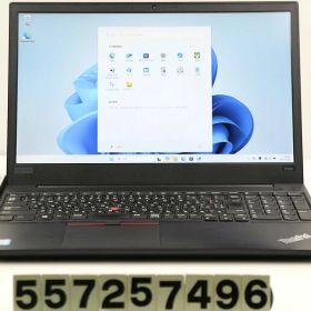 Lenovo ThinkPad E580 Core i3 8130U 2.2GHz/8GB/256GB(SSD)/15.6W/FHD(1920x1080)/Win11【中古】【20251127】