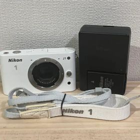 美品 動作品 Nikon 1 J1 ホワイト ボディ #26198