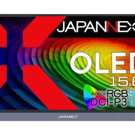 【ポイント10倍】 JAPANNEXT PCモニター・液晶ディスプレイ JN-MD-OLED156UHDR [15.6インチ] 【P10倍】