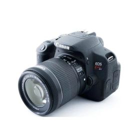 【中古】 キヤノン Canon EOS Kiss X7i レンズキット ブラック 美品 ストラップ付き 当店保証30日間 人気 ミラーレス 一眼レフ 交換レンズ カメラ
