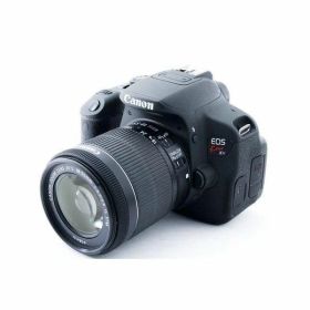 【中古】キヤノン Canon EOS Kiss X7i レンズキット ブラック 美品 ストラップ付き当店保証30日間 人気モデル 高画質 売れ筋