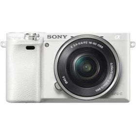 【中古】 ソニー SONY α6000 パワーズームレンズキット E PZ 16-50mm F3.5-5.6 OSS ホワイト ILCE-6000L W 当店保証30日間 人気 ミラーレス 一眼レフ 交換レンズ カメラ