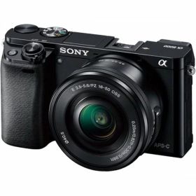 【中古】ソニー SONY α6000 パワーズームレンズキット ブラック ブラック ILCE-6000L B カメラ 中古 人気 おすすめ 高画質