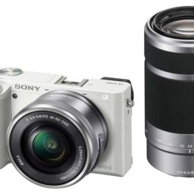【中古】【1ヶ月保証】 ソニー SONY α6000 ダブルズームレンズキット ホワイト ILCE-6000Y W ミラーレス一眼