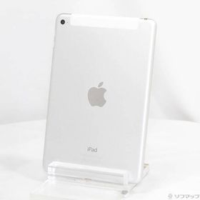 〔中古〕Apple(アップル) iPad mini 4 16GB シルバー MK702J／A auロック解除SIMフリー〔377-ud〕