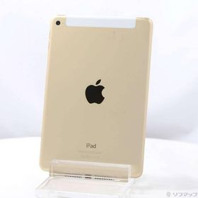 〔中古〕Apple(アップル) iPad mini 4 16GB ゴールド MK712J／A docomoロック解除SIMフリー〔258-ud〕