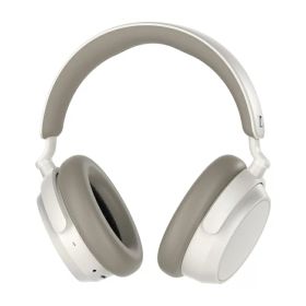 ゼンハイザー Sennheiser ワイヤレスヘッドホン ACCENTUM Plus Wireless ホワイト 高性能ドライバー 50時間再生 ハイブリッドアダプティブノイズキャンセリング タッチコントロール クリアな通話