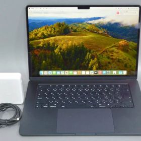 充放電回数41回 美品 Apple アップル MacBook Air 15.3インチ MQKX3J/A M2 512GB 8GB ミッドナイト ノートパソコン PC