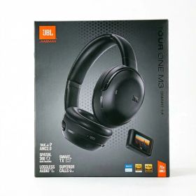 JBL TOUR ONE M3 TX トランスミッター付属/ハイブリッドノイズキャンセリング/Auracast対応/Bluetooth対応/ハイレゾ/LDAC/マルチポイント/オーバーイヤーヘッドホン/ブラック/JBLTOM3AVIBLK 4968929225507