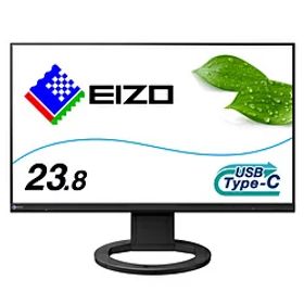 EIZO(エイゾー) USB-C接続 PCモニター FlexScan ブラック EV2480-ZBK ［23.8型 /フルHD(1920×1080) /ワイド /61Hz］ EV2480ZBK