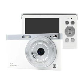 KEIYO ケイヨー AN-DC003WH スノーホワイト スマホと繋がる!WiFiレトロデジタルカメラ 800万画素 ANDC003WH