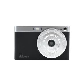KEIYO WiFiレトロデジタルカメラ マットブラック AN-DC003BK [ANDC003BK]