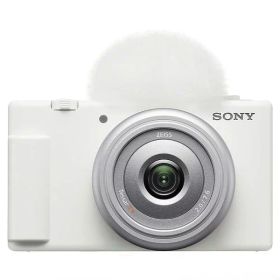 【中古】【1年保証】【美品】SONY VLOGCAM ZV-1F ホワイト [ZV-1F W]