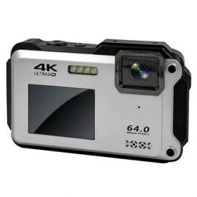 高橋国際商事 TAKA WORLD TT-WD1300 シルバー Bluemake4K防水コンパクトデジタルカメラ1300万画素防水 防塵 耐衝撃 TTWD1300