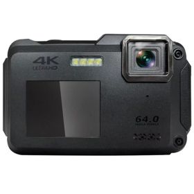 Bluemake（ブルーメイク） 防水コンパクトデジタルカメラ TT-WD1300B ブラック