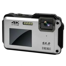 高橋国際商事 TAKA WORLD TT-WD1300 シルバー Bluemake4K防水コンパクトデジタルカメラ1300万画素防水 防塵 耐衝撃 TTWD1300