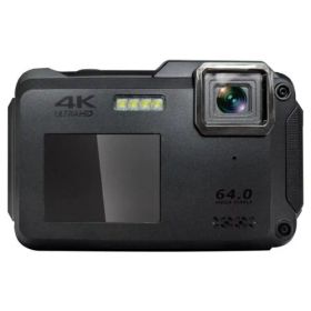 【長期保証付】高橋国際商事 TAKA WORLD TT-WD1300B ブラック Bluemake4K防水コンパクトデジタルカメラ1300万画素防水 防塵 耐衝撃 TTWD1300B