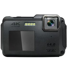 高橋国際商事 Bluemake 防水コンパクトデジタルカメラ ブラック 1台(TT-WD1300B) 取り寄せ商品
