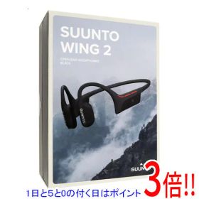 【1日と5.0のつく日、18日はポイント3倍！】スント ワイヤレスイヤホン 骨伝導 SUUNTO WING 2 SS051259000 Black