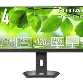 アイオーデータ 液晶ディスプレイ 34型/USB-C/21:9/UWQHD LCD-CWQ341SDB-F