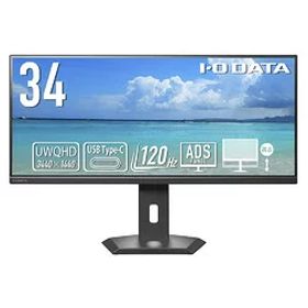 アイオーデータ 「5年保証」UWQHD対応液晶(LCD-CWQ341SDB-FX) 目安在庫=△