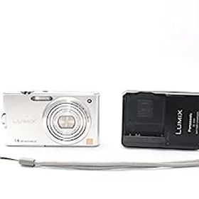 【中古】（非常に良い）パナソニック デジタルカメラ ルミックス プレシャスシルバー DMC-FX66-S