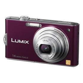 【中古】【39shop】パナソニック★デジタルカメラ ルミックス ノーブルバイオレットDMC-FX66-V（良い）