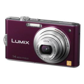 【中古】【非常に良い】パナソニック デジタルカメラ ルミックス ノーブルバイオレットDMC-FX66-V