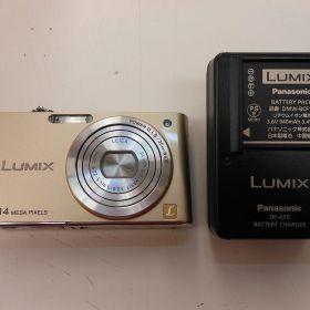 【中古】【非常に良い】パナソニック デジタルカメラ ルミックス リュクスゴールド DMC-FX66-N