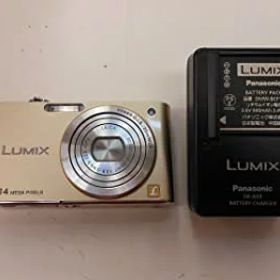 【中古】パナソニック デジタルカメラ ルミックス リュクスゴールド DMC-FX66-N