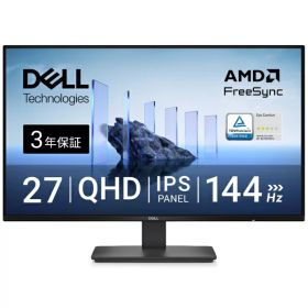 【エントリーで最大全額ポイント還元｜8/11まで】 DELL｜デル PCモニター Dell 27 ブラック SE2726D-R [27型 /WQHD(2560×1440） /ワイド /144Hz]