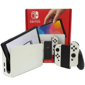 【Nintendo】任天堂『Nintendo Switch 有機ELモデル ホワイト』HEG-S-KAAAA ゲーム機本体 1週間保証【中古】