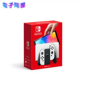 【ダイヤ・プラチナ会員様限定！エントリーでポイント10倍！】【新品 箱不良・シュリンク破れ品】任天堂 Nintendo Switch ニンテンドースイッチ本体 有機ELモデル Joy-Con(L)/(R) ホワイト HEG-S-KAAAA