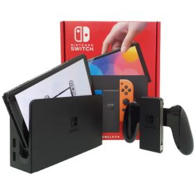 【Nintendo】ニンテンドー『Nintendo Switch 有機ELモデル / Joy-con なし』HEG-S-KABAA ゲーム機本体 1週間保証【中古】