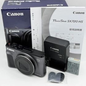 【動作確認済】Canon キャノン PowerShot SX720 HS ブラック オマケ付 コンパクトデジタルカメラ