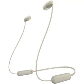 ソニー Bluetooth対応ダイナミック密閉型カナルイヤホン(ベージュ) WI-C100-CZ SONY