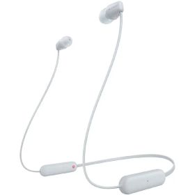 ソニー SONY ブルートゥースイヤホン ホワイト [ リモコン・マイク 対応 / 防滴＆ネックバンド / Bluetooth ] WI-C100-WZ