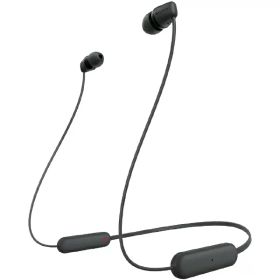 SONY｜ソニー ブルートゥースイヤホン カナル型 ブラック WI-C100 BZ [ネックバンド /カナル型 /Bluetooth対応]
