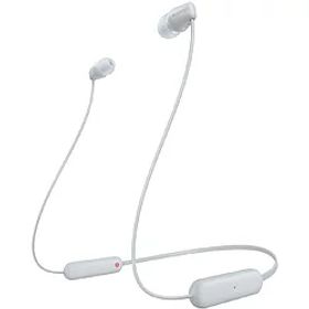 SONY(ソニー) ブルートゥースイヤホン カナル型 ホワイト WI-C100 WZ ［ネックバンド /Bluetooth対応］ WIC100WZ
