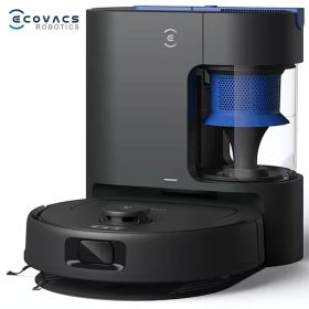 ECOVACS YDLX11-32EE ロボットクリーナー DEEBOT N20 MAX PLUS ブラック 水拭き 最大350分稼働 バッグレス 4段階ろ過 絡まり防止 落下防止 カーペット センサー ハイパワー 吸引 長時間 アプリ連動 ロボット 掃除機 自動 ディーボット マックス プラス エコバックス (16)