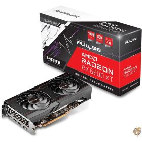 【5日最大2000円クーポン】Sapphire 11309-03-20G Pulse AMD Radeon RX 6600 XT ゲーミンググラフィックスカード 8GB GDDR6 RDNA 2