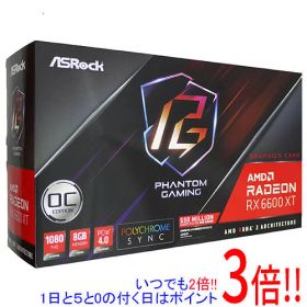 【中古】ASRock グラフィックボード Radeon RX 6600 XT Phantom Gaming D 8GB OC PCIExp 8GB 元箱あり