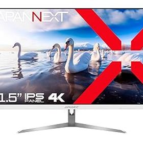 【中古】JAPANNEXT 31.5インチ モニター 4K UHD 3840x2160解像度 IPS ディスプレイ (HDMI/DisplayPort/VESA対応/ブルーライトカット) JN-IPS315UHD-W