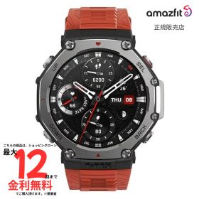 【アマズフィット 国内正規品】amazfit T-Rex3 ラバレッド sp170069-C219 腕時計 スマートウォッチ ランニング スポーツ 登山 ハイキング アウトドア