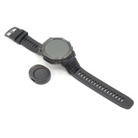 【美品】Amazfit T-Rex 3 Pro 48mm sp170078-C239 タクティカルブラック スマートウォッチ アマズフィット 本体 【中古】