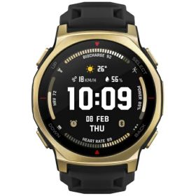 Amazfit｜アマズフィット スマートウォッチ T-Rex 3 Pro 44mm ブラックゴールド