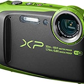 【中古】FUJIFILM デジタルカメラ XP120 ライム 防水 FX-XP120LM