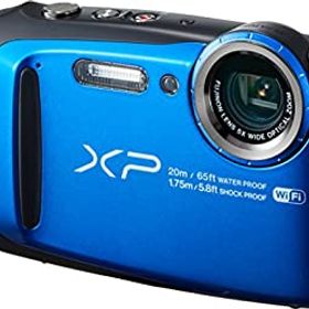 【中古-非常に良い】FUJIFILM デジタルカメラ XP120 ブルー 防水 FX-XP120BL