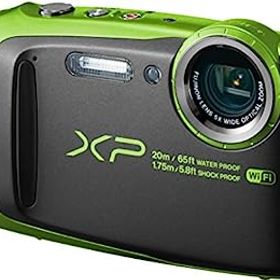 【中古】（非常に良い）FUJIFILM デジタルカメラ XP120 ライム 防水 FX-XP120LM