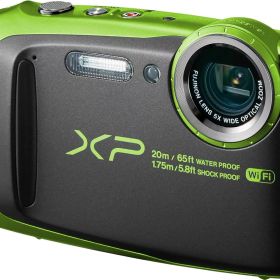 【中古】 FUJIFILM デジタルカメラ XP120 ライム 防水 FX-XP120LM 当店保証30日間 人気 ミラーレス 一眼レフ 交換レンズ カメラ